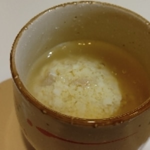 簡単ヘルシー☆茶碗蒸し風な豆腐だし卵☆マグカップで